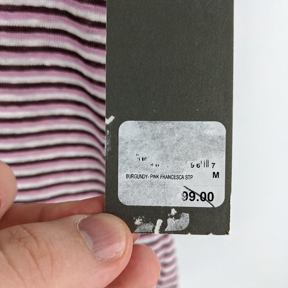 NWT Nordstrom Signature Striped Linen T-shirt Sz M - Picture 6 of 7
